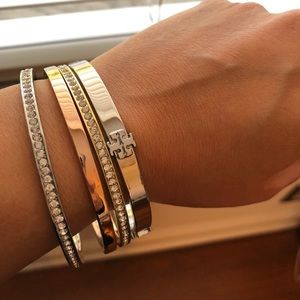 Tory Burch bangle bracelet set